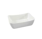 Tirolix - Insalatiera Rettangolare 32x26 cm Bianco Melamina 3312W