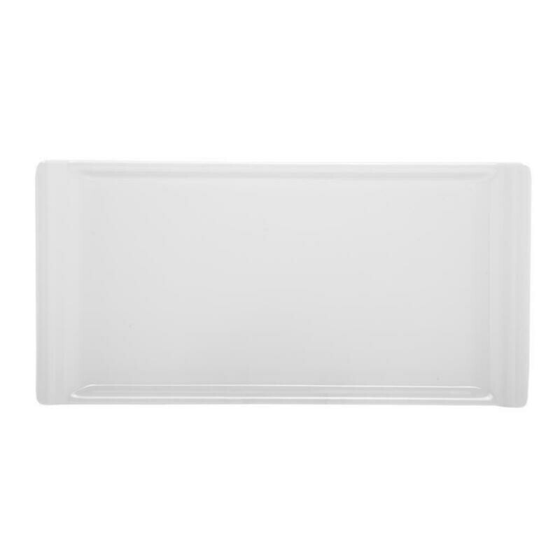 Tirolix - Piatto Rettangolare 30 x 15 cm Bianco Melamina