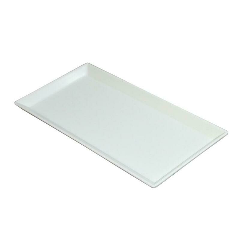Tirolix - Vassoio Rettangolare 35 x 17 cm Bianco Melamina