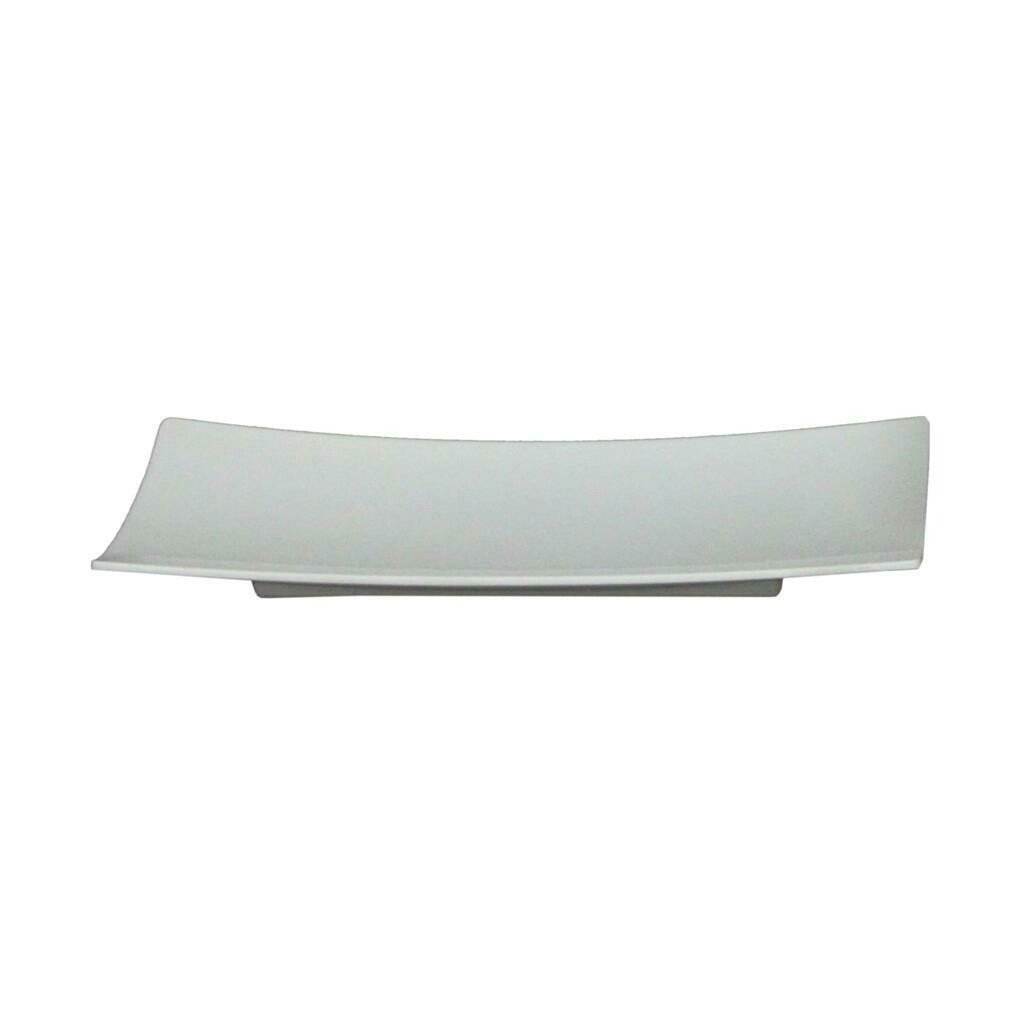 Tirolix - Vassoio Rettangolare 26,5 x 11,5 cm Bianco Melamina