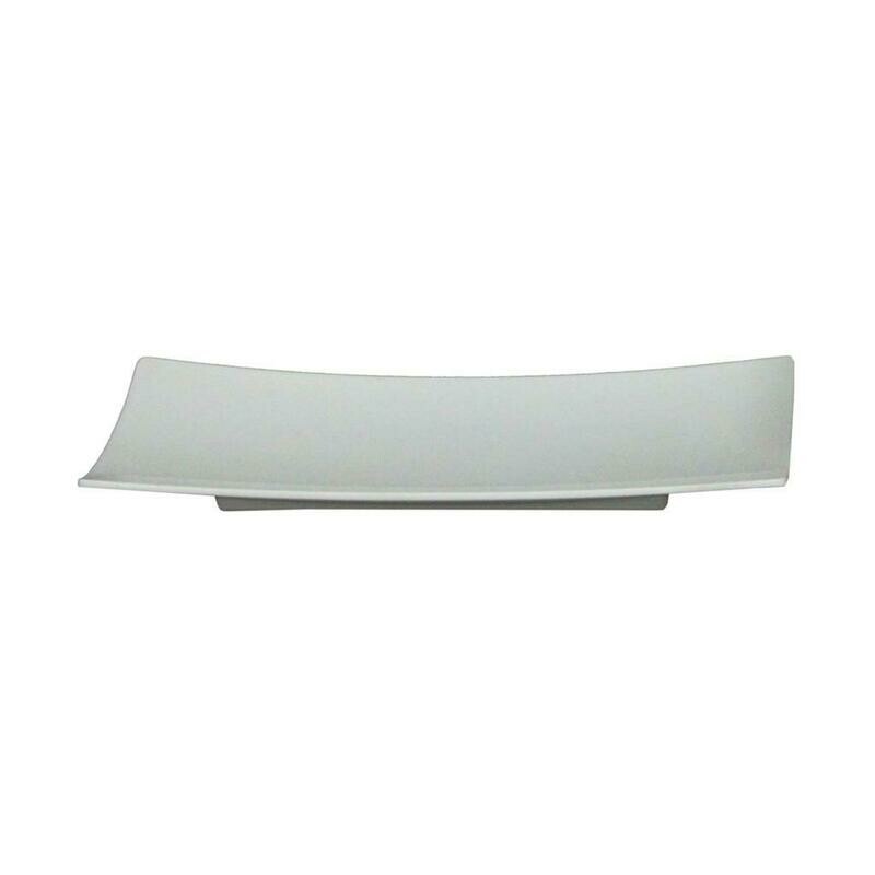 Tirolix - Vassoio Rettangolare 26,5 x 11,5 cm Bianco Melamina