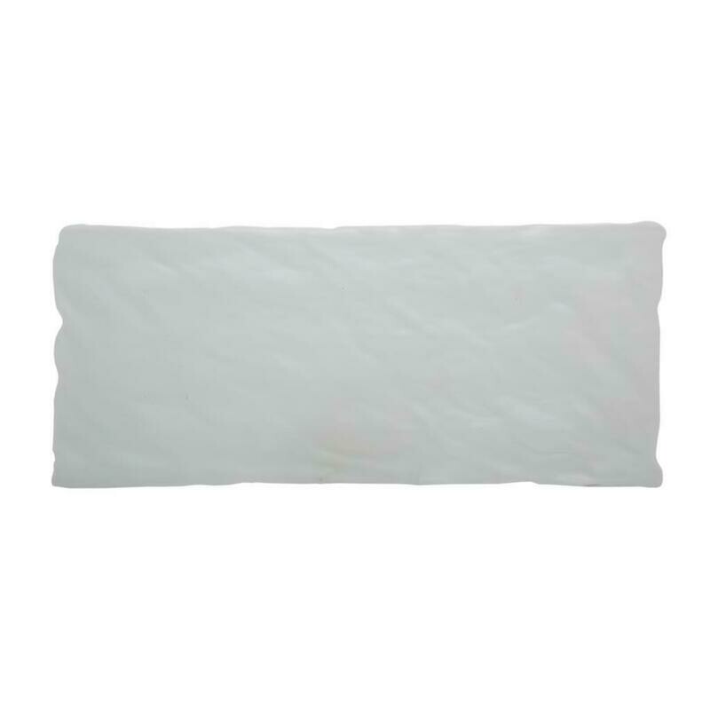 Tirolix - Vassoio Rettangolare 18 x 40 cm Bianco Melamina Ardesia
