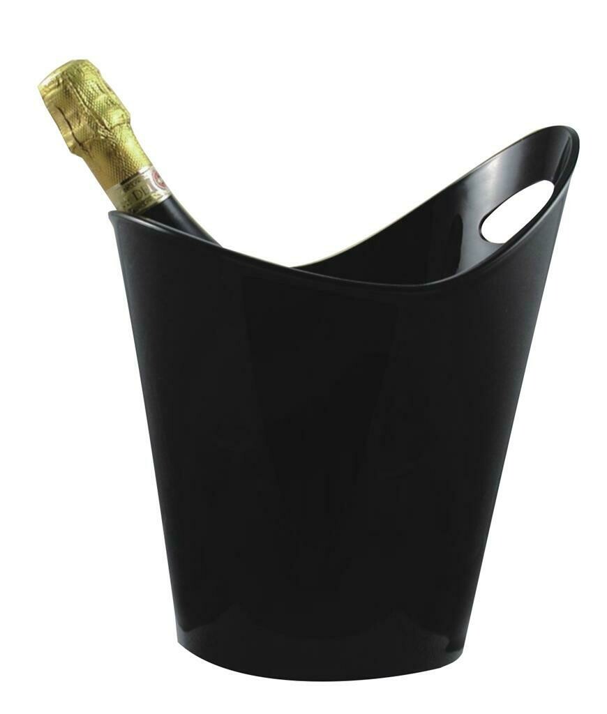 Tirolix - Secchiello Portabottiglie 25 x 20 cm Nero Nizza