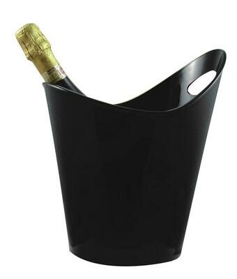 Tirolix - Secchiello Portabottiglie 25 x 20 cm Nero Nizza