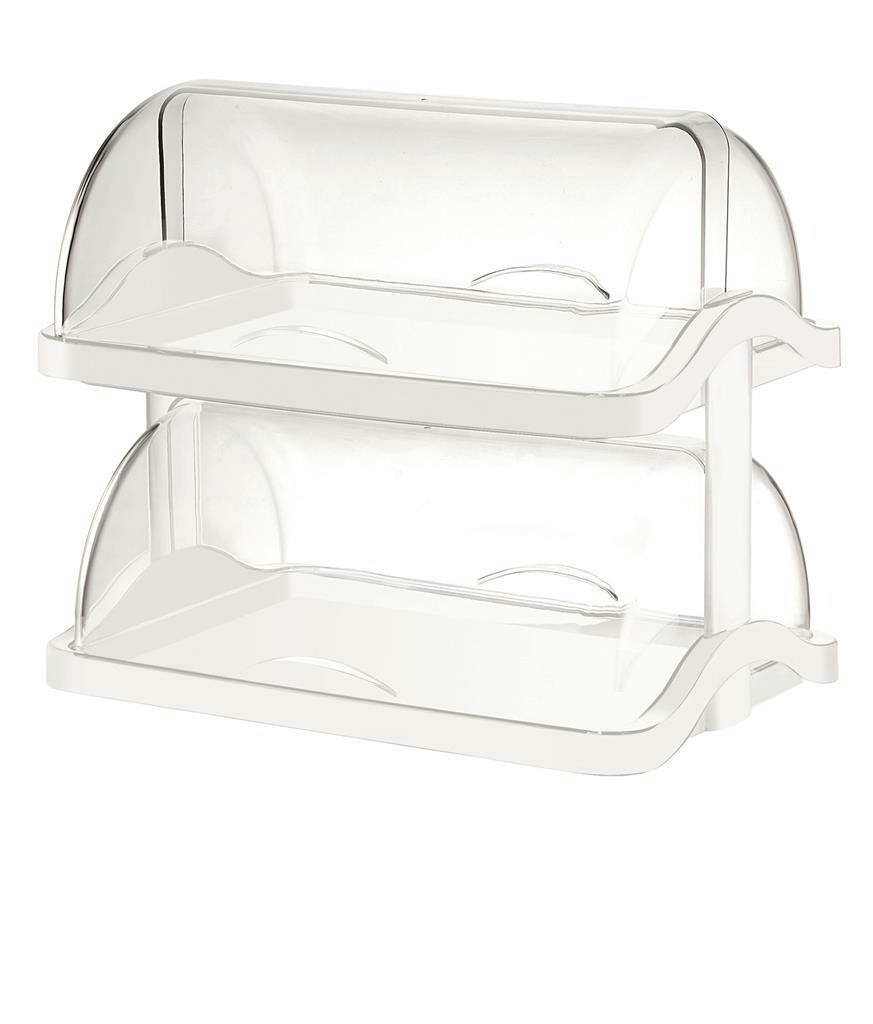 Pasticcera Doppia 48 x 33 cm Trasparente - Guzzini