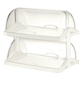 Pasticcera Doppia 48 x 33 cm Trasparente - Guzzini