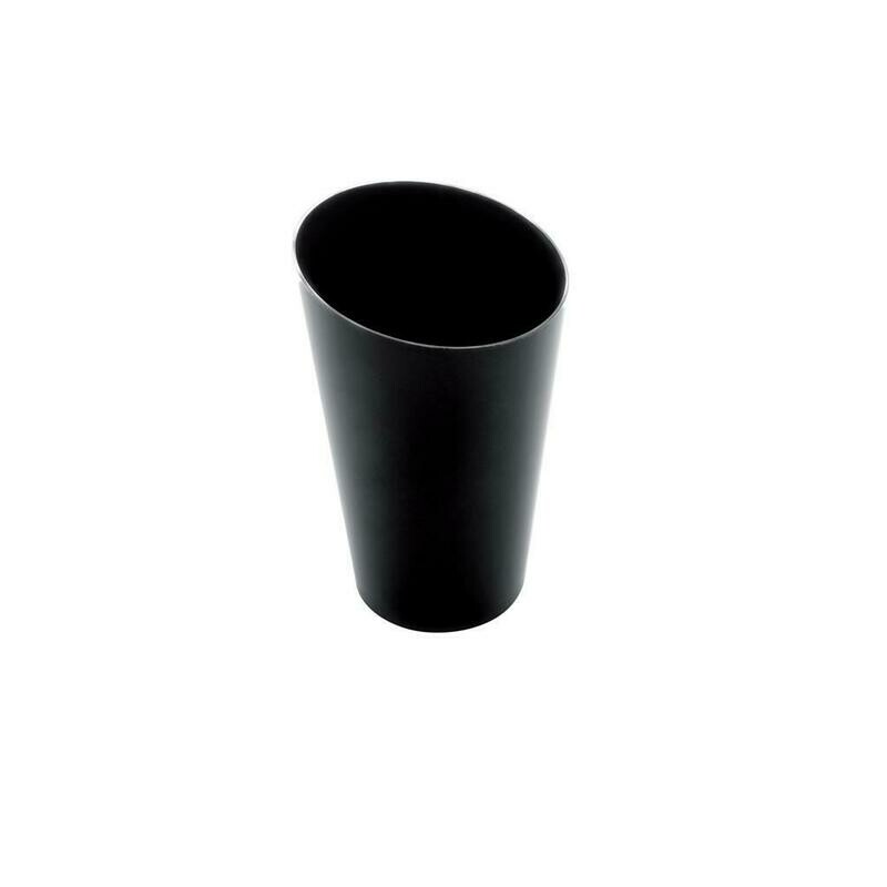 Bicchiere Conici Alti 7 cl Nero - Gold Plast