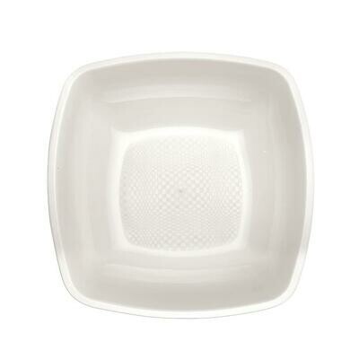 Piatti Fondi Quadri 18x18 cm Bianco 4057-11 - Gold Plast