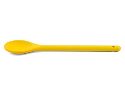 Cucchiaio in silicone 30 cm giallo - Weis