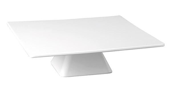 APS - Servier- und Tortenplatte "Casual" 31 x 31 cm Weiß