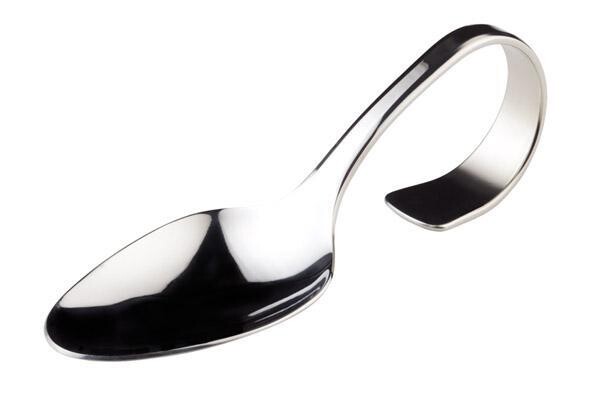 APS - Cucchiaio gourmet &quot;Classic&quot; 4,5 x 13 cm Argento