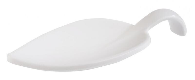 APS - Cucchiaio da finger food &quot;Leaf&quot; 4,5 x 10 cm Bianco