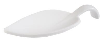 APS - Cucchiaio da Finger Food "Leaf" 4,5 x 10 cm Bianco