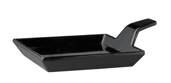 APS - Piatto Finger Food &quot;Flying Buffet&quot; 9,5 x 12 cm Nero