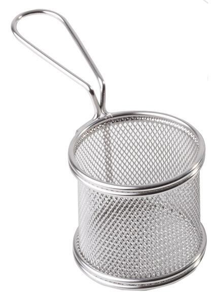 APS - Cestino per frittura &quot;Snackholder&quot; 8 cm Argento