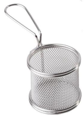 APS - Cestino per frittura &quot;Snackholder&quot; 9 cm Argento