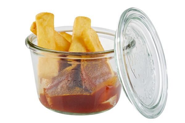 APS - Set da 3 bicchieri con coperchio &quot;Weck&quot; 0,37L