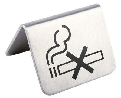 APS - Set 2 segnatavolo &quot;Not Smoking&quot; 5,5 x 5,5 cm