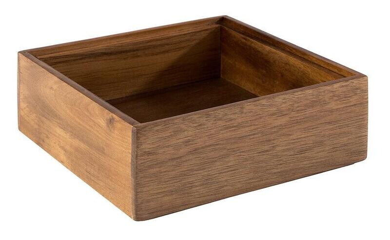 APS - Box in legno &quot;Woody&quot; 15 x 15 cm