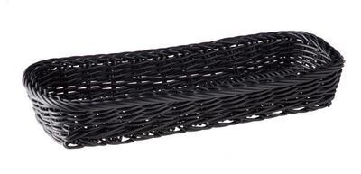 APS - Besteckkorb rechteckig &quot;Economic&quot; 10 x 27 cm Schwarz