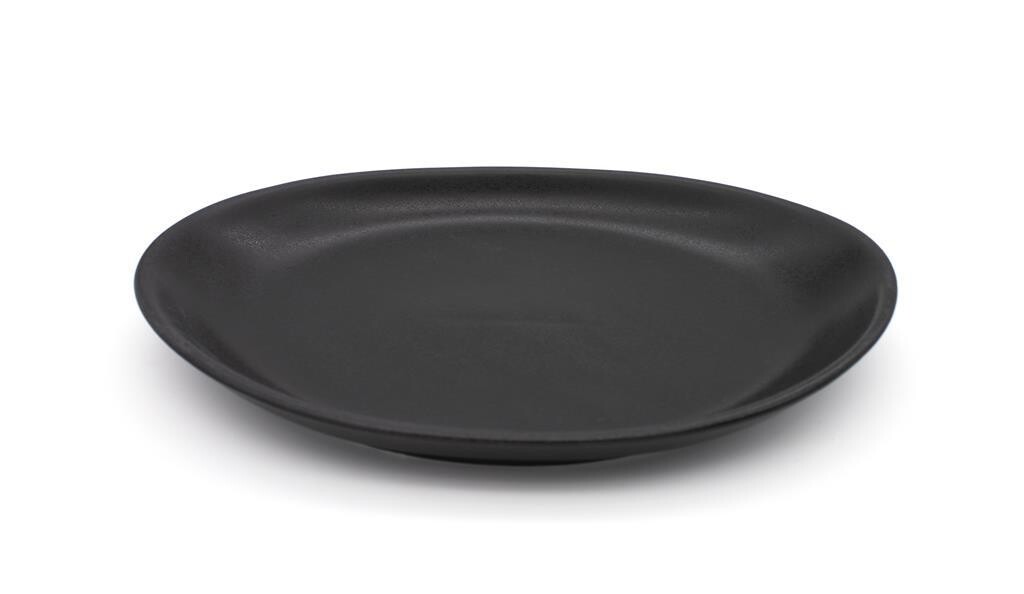 Oval Plate 30 x 20 cm Cast Iron Anthracite - Mps