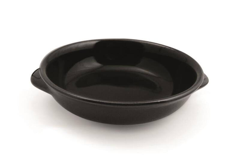 Tegame Tondo 13 cm Stoneware Nero Matt - Mps