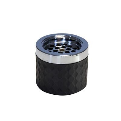 APS - Posacenere antivento &quot;Ventis&quot; 9,5 cm Nero