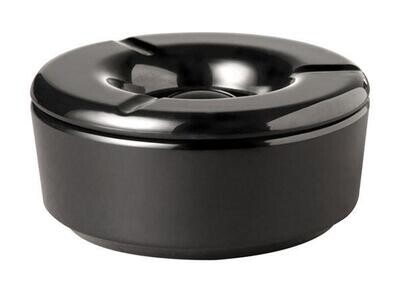 APS - Posacenere antivento &quot;Glow&quot; 11,5 cm Nero