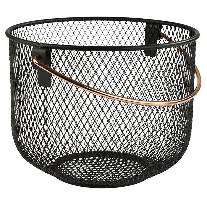 APS - Cesto pane e frutta 21 cm Nero