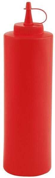APS - Bottiglia dosatore rosso  6,5 x 6,5 x 24 cm