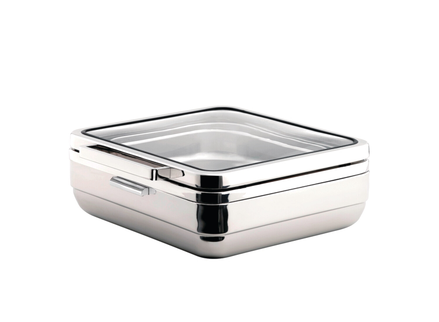 Yegam - Induction Chafing Dish Square Acciaio 5.5ltr T-Collection
