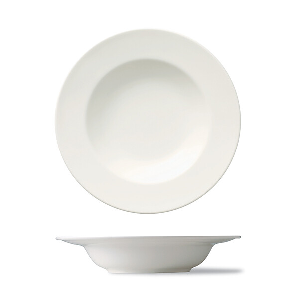 Yegam - Piatto fondo zuppa 23,5cm China Whit