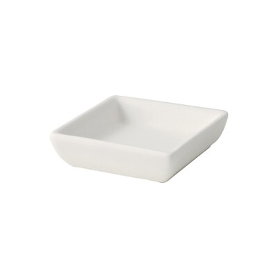 Yegam - Ciotola quadrata 8 x 8 cm China White