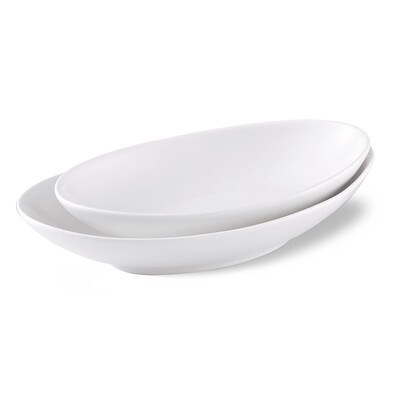 Yegam - Piatto fondo curvo-ovale 30,5 cm Harmony