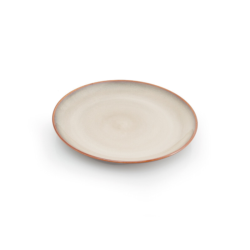 Yegam - Piatto tondo coupe 16,5 cm Rustic Sand