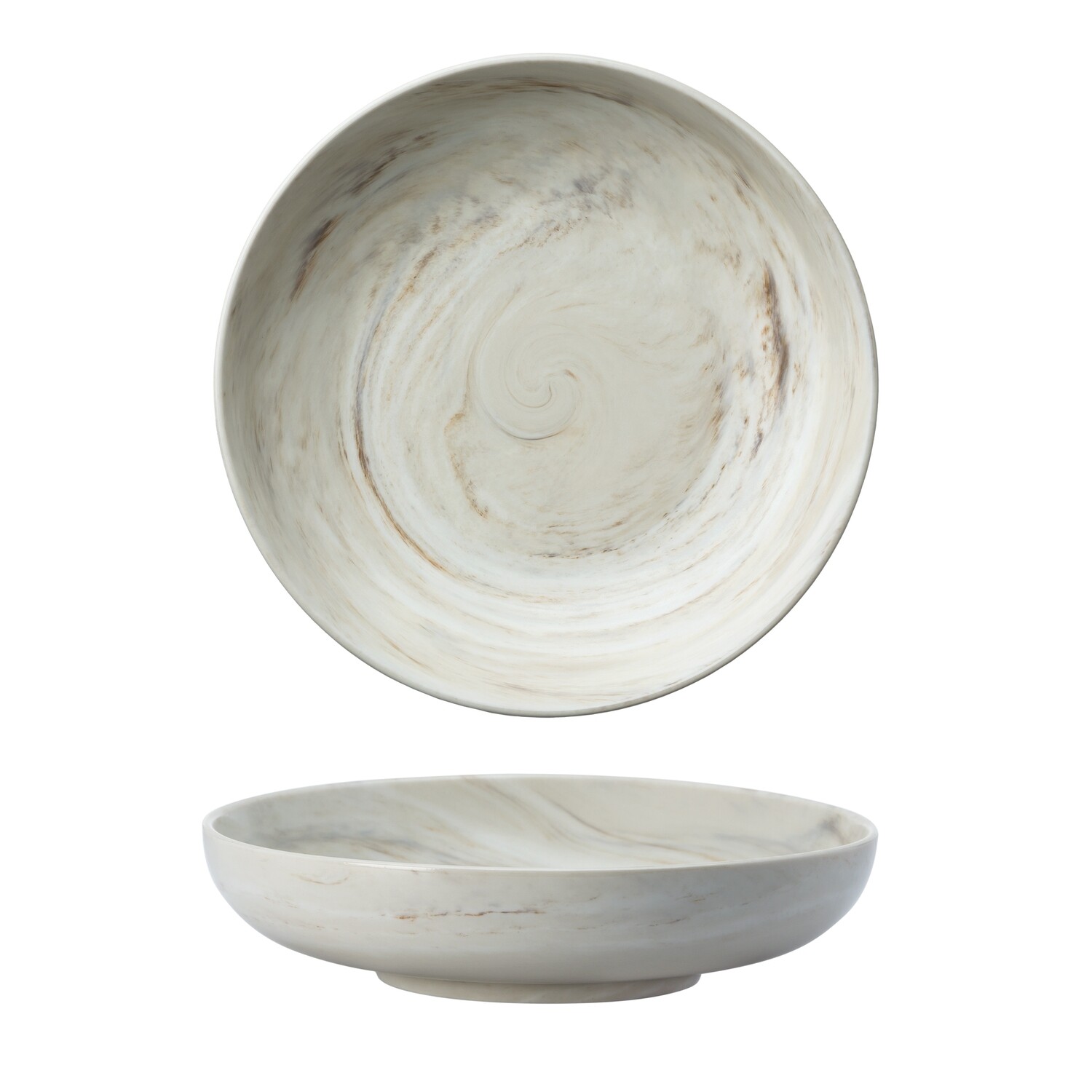 Yegam - Bowl zuppa da cm 23 - Marble