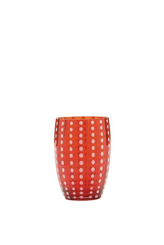 Zafferano - Tumbler Rosso 32 cl Perle