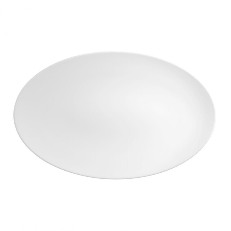 Seltmann - Coup fine dinning - Piatto ovale coupe 40x25,5 cm* M5379   Bianco