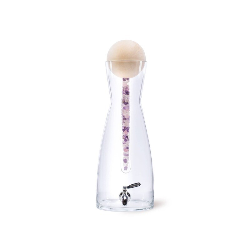 Zirbenfamilie - Dispenser acqua con pendente di pietre
