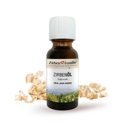 Zirbenfamilie - Olio di pino cembro 20 ml - il nostro miracolo di fragranza