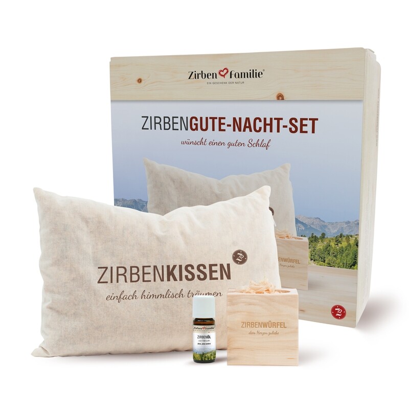 Zirbenfamilie -ZirbenFamilie&quot;Set della buona notte