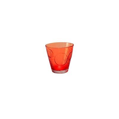 Tirolix - Bicchiere Acqua 30 cl Rosso Circle