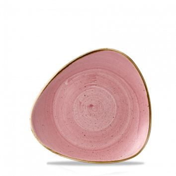 Churchill ​- Stonecast - Piatto Piano Triangolare 22,90 cm Petal Pink