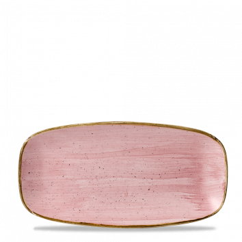 Churchill - Längliche Teller 29,8 x 15,3 cm Petal Pink Stonecast