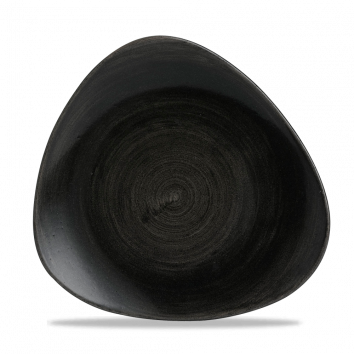 Churchill - Piatto triangolare 26,5 cm Patina Iron Black Stonecast