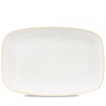 Churchill - Längliche Teller 34,4 x 23,4 cm Barley White Stonecast