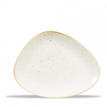 Churchill ​- Piatto triangolare 26,5 x 20,5 cm Barley White Stonecast