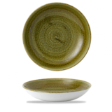 Churchill - Piatto fondo 24,8 cm Plume Olive