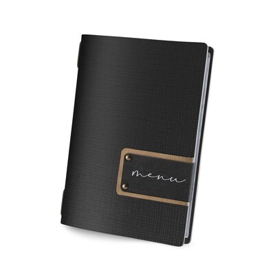 Dag Style - Menu Chef Nero Golfo 16,5x23,1 cm