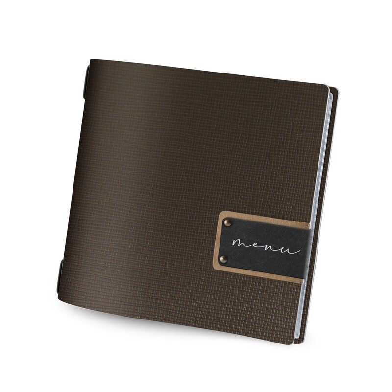 Dag Style - Menu Chef Marrone Quadrato 23x23,1 cm